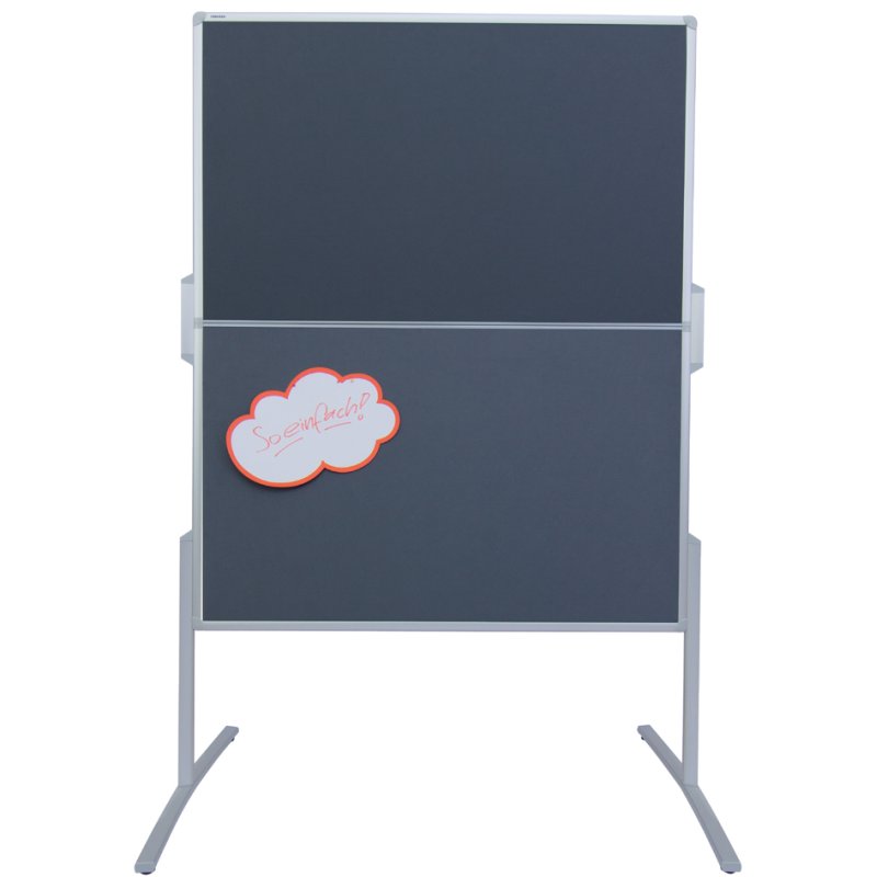 FRANKEN flipover PRO, opklapbaar, blauw vilt