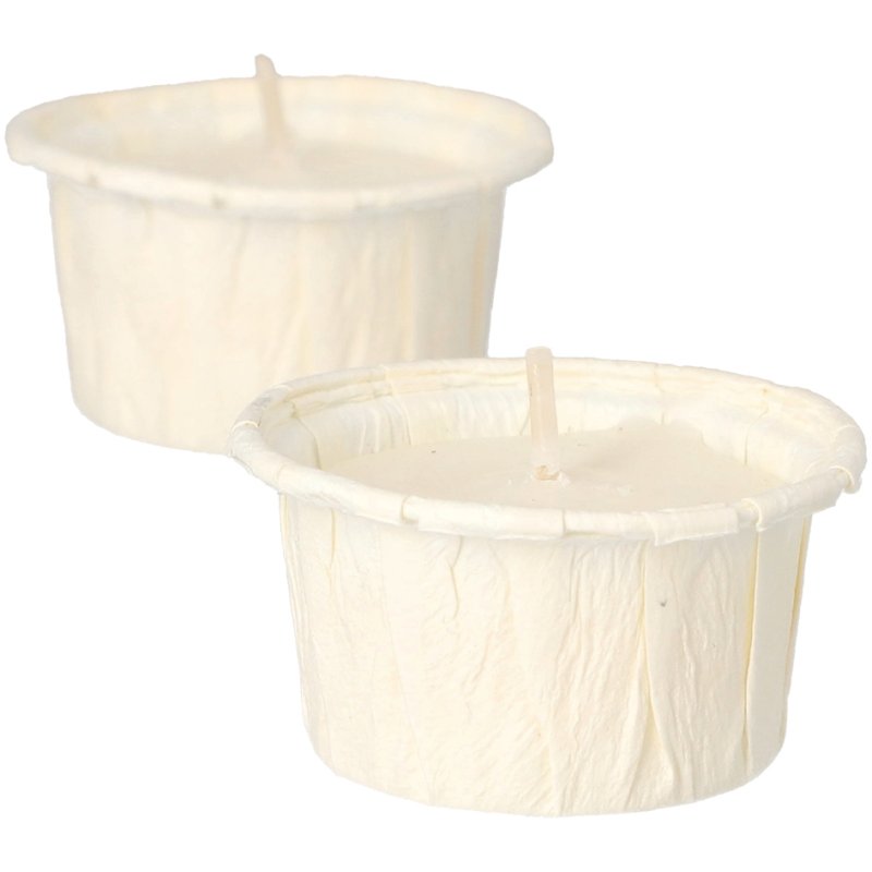 STARPAK Theelichten, diameter: 42 mm, wit, 50 stuks