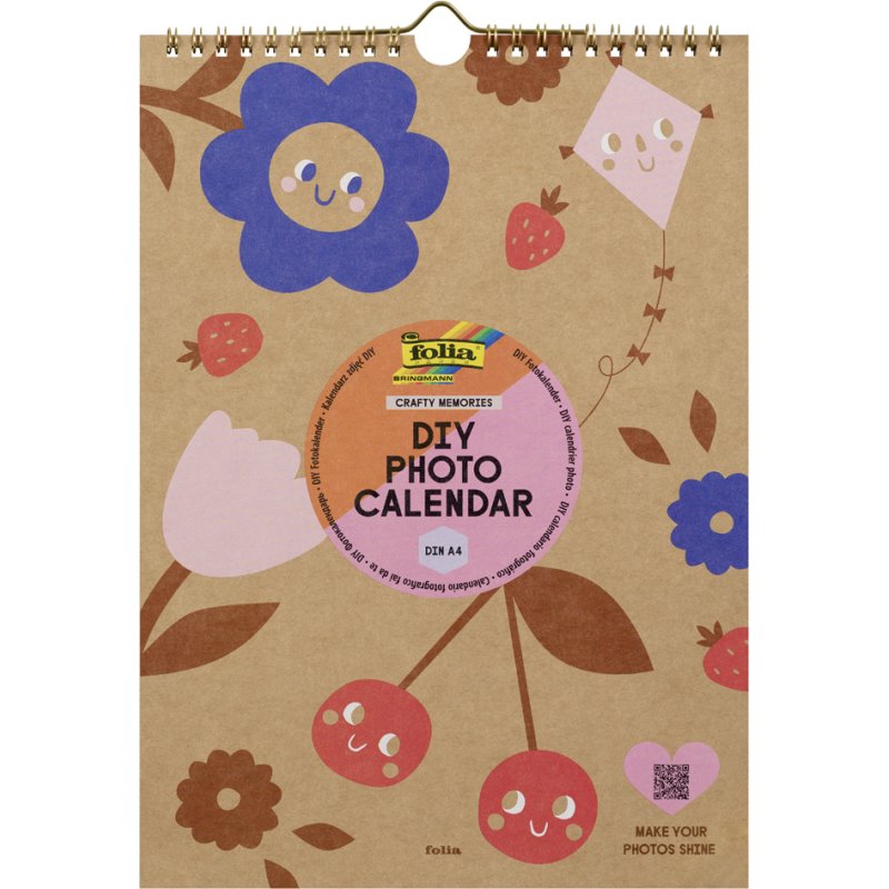 folia Creatieve wandkalender CRAFTY MEMORIES, A4
