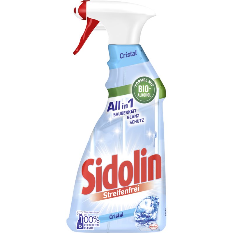Sidolin Glasreiniger All-in-1 Cristal, 500 ml sprayfles