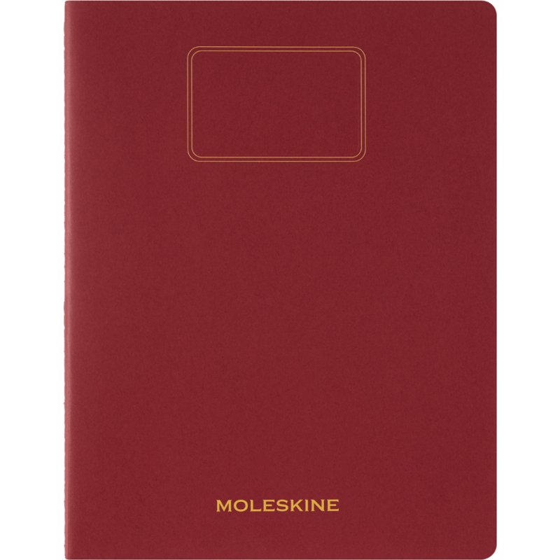 MOLESKINE Notitieboek Student Cahier, XXL, gelinieerd, rood