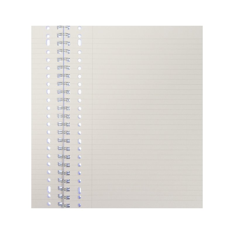 Kangaro A4 collegeblok 4-in-1, 100 vel, gelinieerd, rood