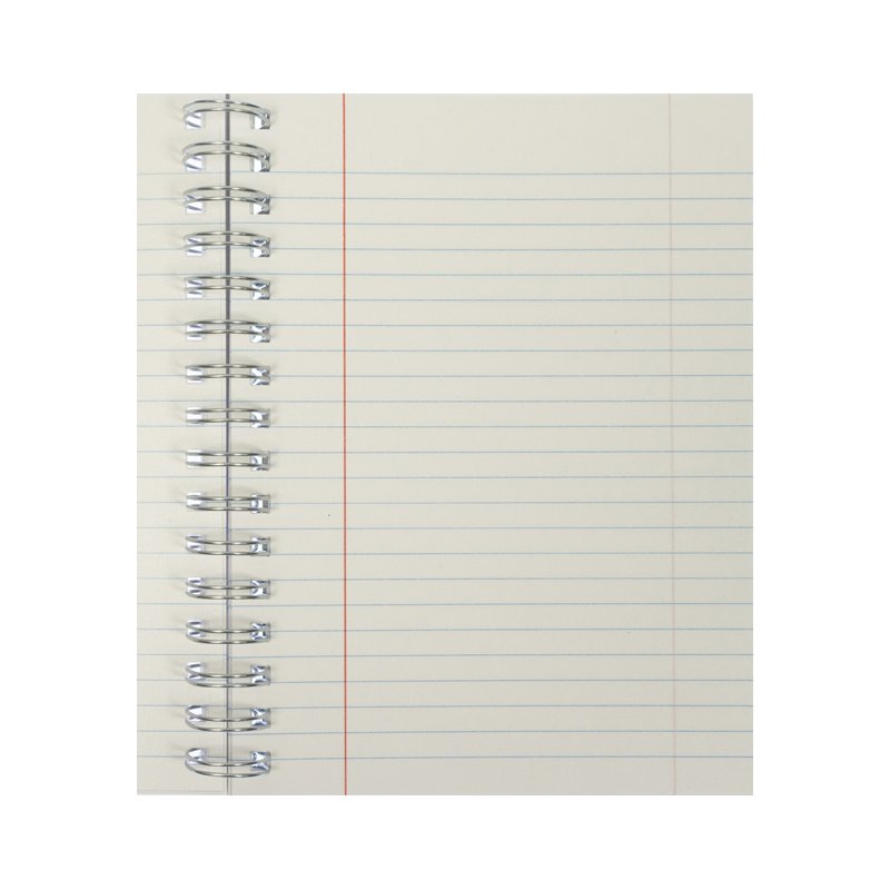 Kangaro spiraalschrift 4-in-1, A5-formaat, 100 vel, gelinieerd, rood