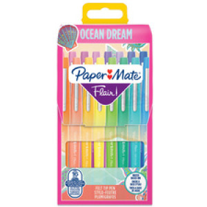 Paper Mate viltstiften Flair 'Ocean Dream', etui met 12 stuks