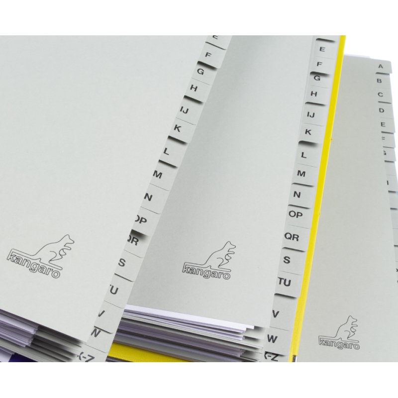 Kangaro Tabbladen ECO, A-Z, A4, 20-delig