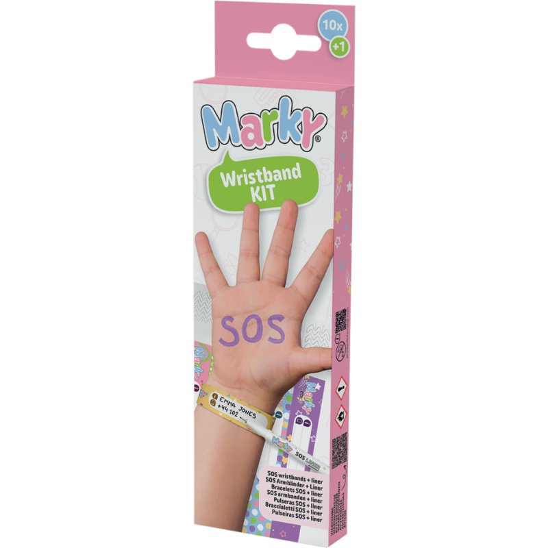 COLOP Noodarmbandjes 'Marky' inclusief stift