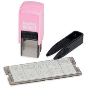 Trodat stempelset 'Switch' - Liefdesboodschappen