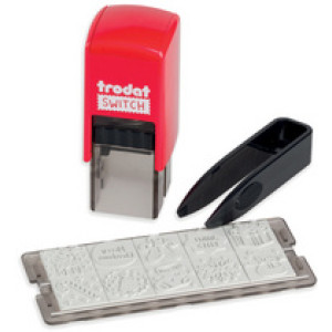 Trodat stempelset 'Switch' - Kerstmis