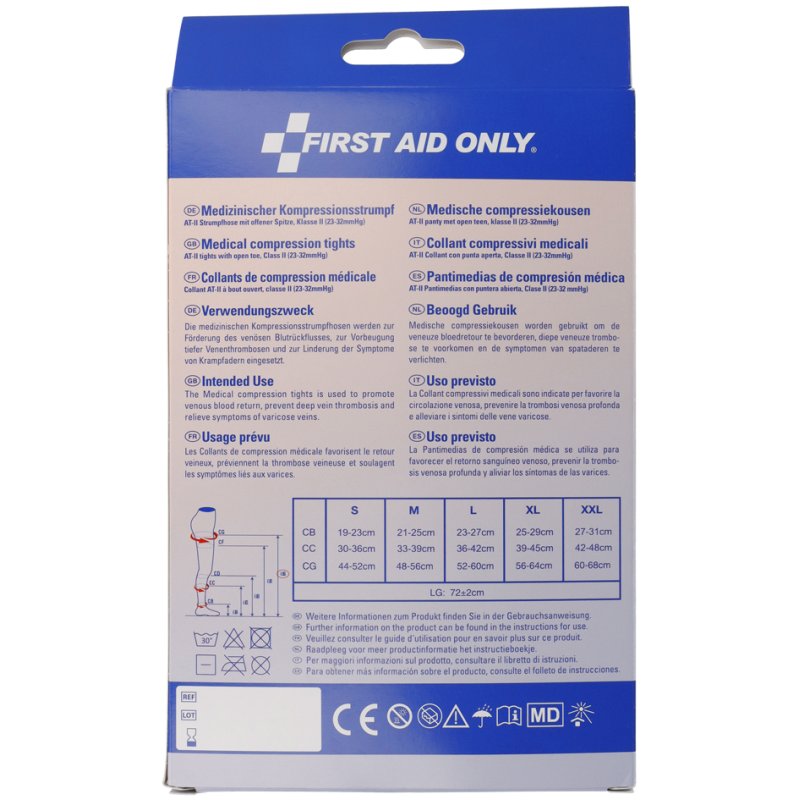 FIRST AID ONLY Compressiekous, M, zwart