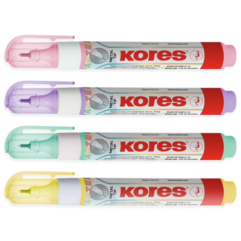 Kores correctievloeistof 'Metal Tip Pastel', 10 g
