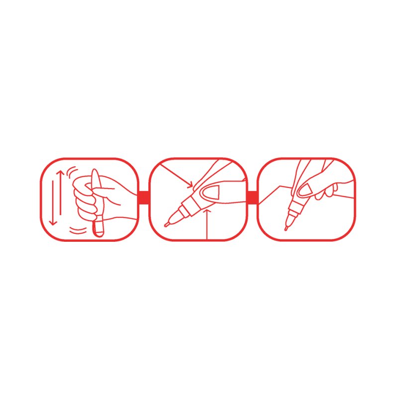 Kores correctievloeistof 'Metal Tip Pastel', 10 g