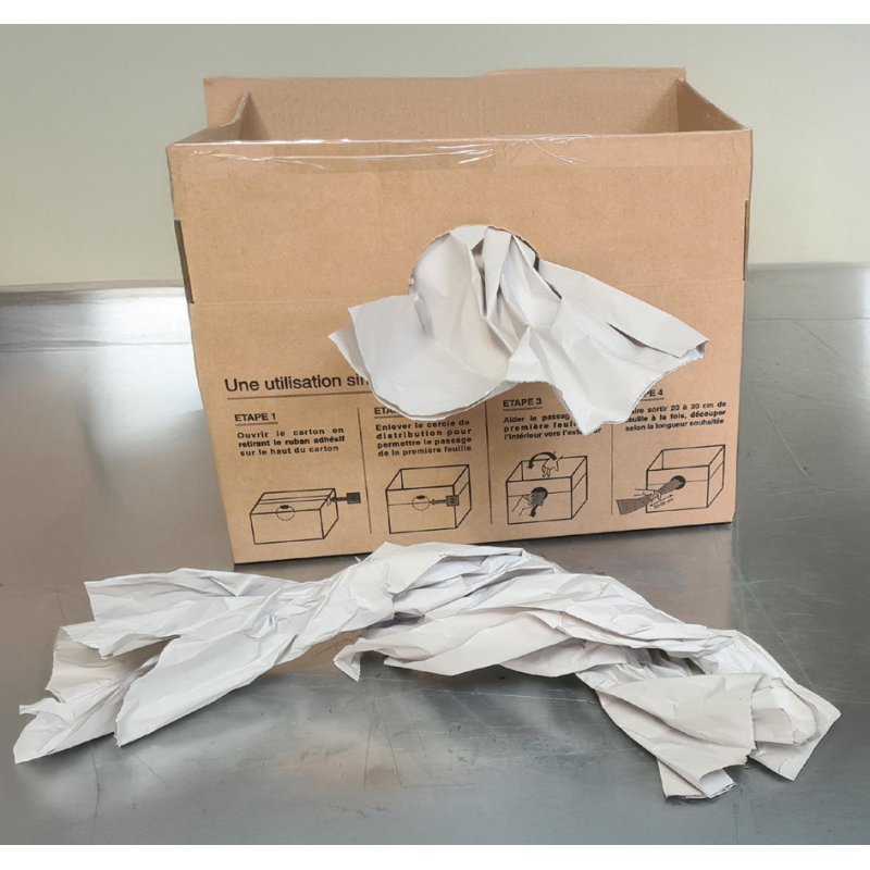 ELVE Inpakpapier, 380 mm x 500 m, 2-laags, wit