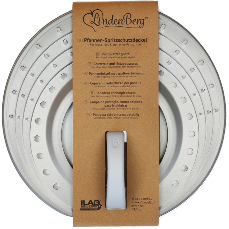 Linden Berg spatscherm rond 315 mm antraciet