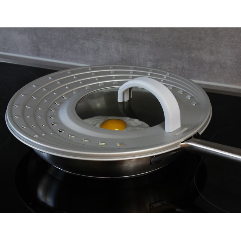 Linden Berg spatscherm rond 315 mm antraciet