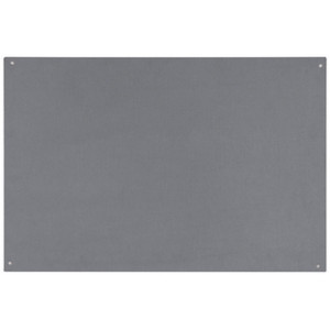 Bi-Office prikbord, zonder lijst, 120 x 90 cm, rood