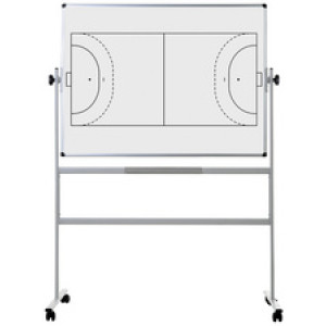 Bi-Office mobiel whiteboard, handbalveld, 1200 x 900 mm