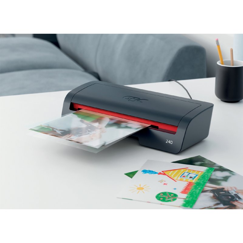 GBC Lamineerapparaat 240, geschikt voor A4, zwart/rood