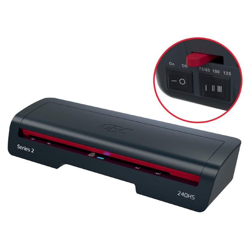 GBC Lamineerapparaat 240HS, tot DIN A3, zwart/rood