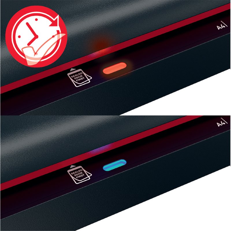 GBC Lamineerapparaat 240HS, tot DIN A3, zwart/rood