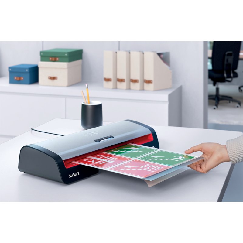 GBC Lamineerapparaat 250HS, tot DIN A3, zwart/zilver/rood