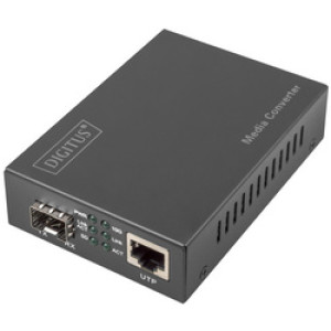 DIGITUS Mediaconverter, 10 Gigabit, 1x RJ45 / 1x SFP
