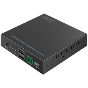 DIGITUS 4K HDMI KVM ontvanger, glasvezel, 300 m / 4 km