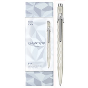 Caran d'Ache drukbalpen 849 Alpine Frost wit