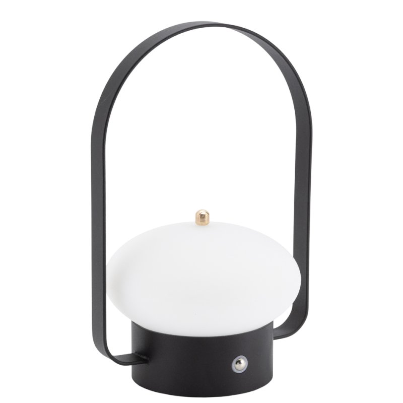 Securit Barcelona LED tafellamp oplaadbaar zwart
