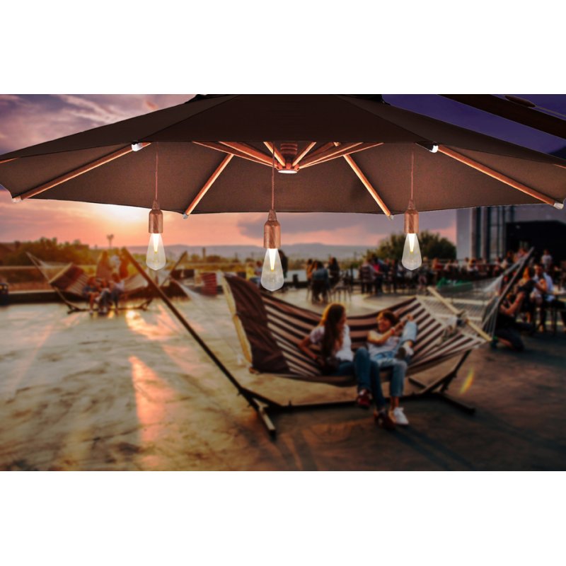 Securit Copenhagen oplaadbare LED hanglampen, 3 stuks