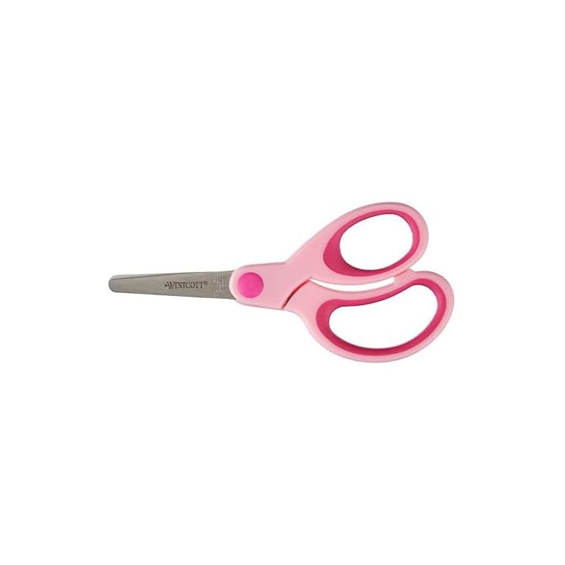 WESTCOTT kinderschaar met softgrip handvat, puntig, 130 mm, turquoise