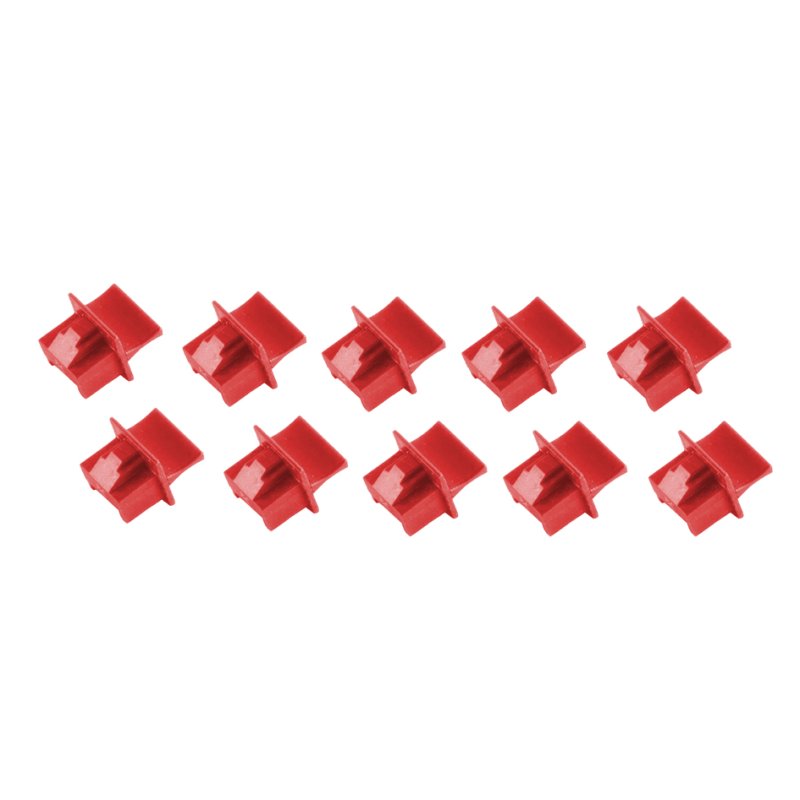 shiverpeaks Stofbescherming voor RJ45 Koppeling, zwart, 10 stuks