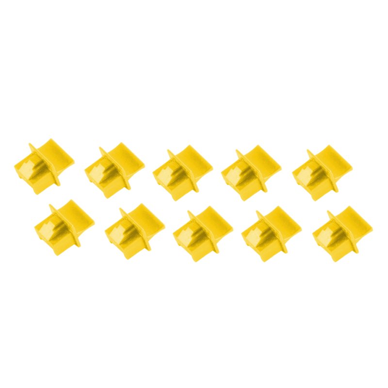 shiverpeaks Stofbescherming voor RJ45 Koppeling, zwart, 10 stuks