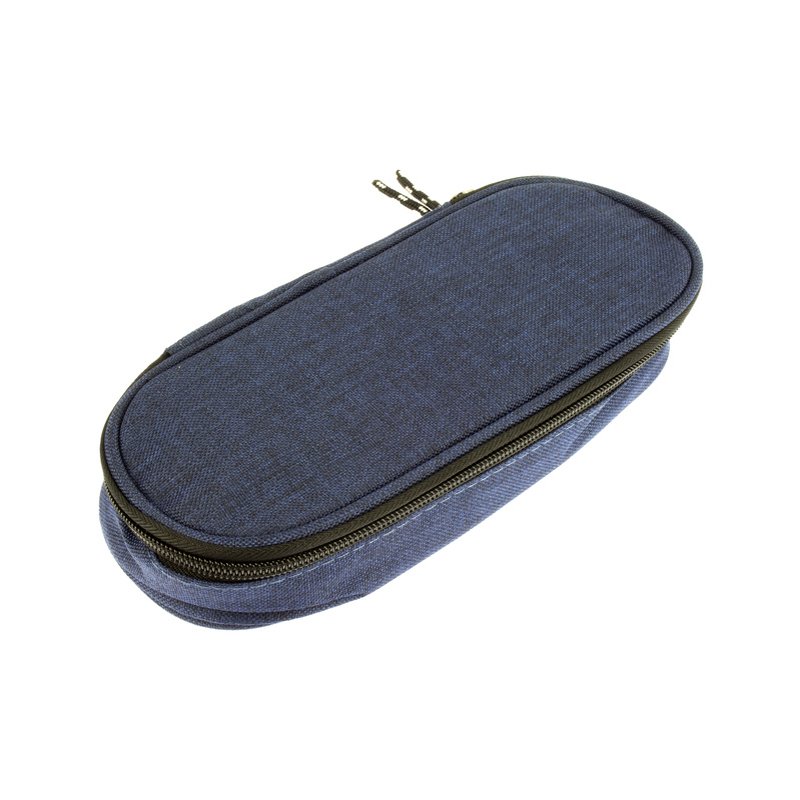 Kangaro pennenetui ovaal polyester donkerblauw