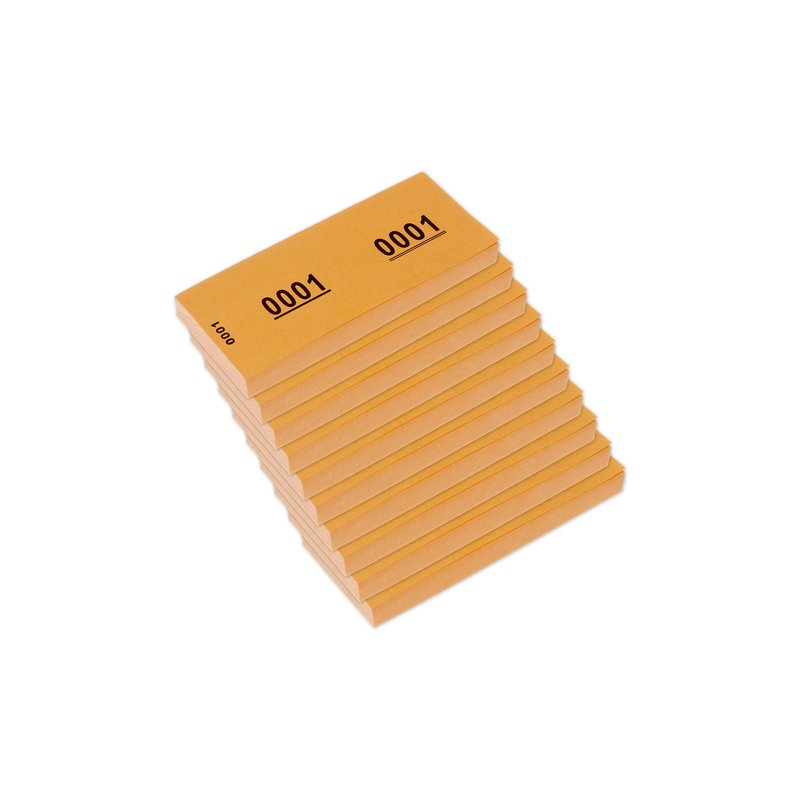 Kangaro Nummernblok 1-1000, 105 x 42 mm, blauw