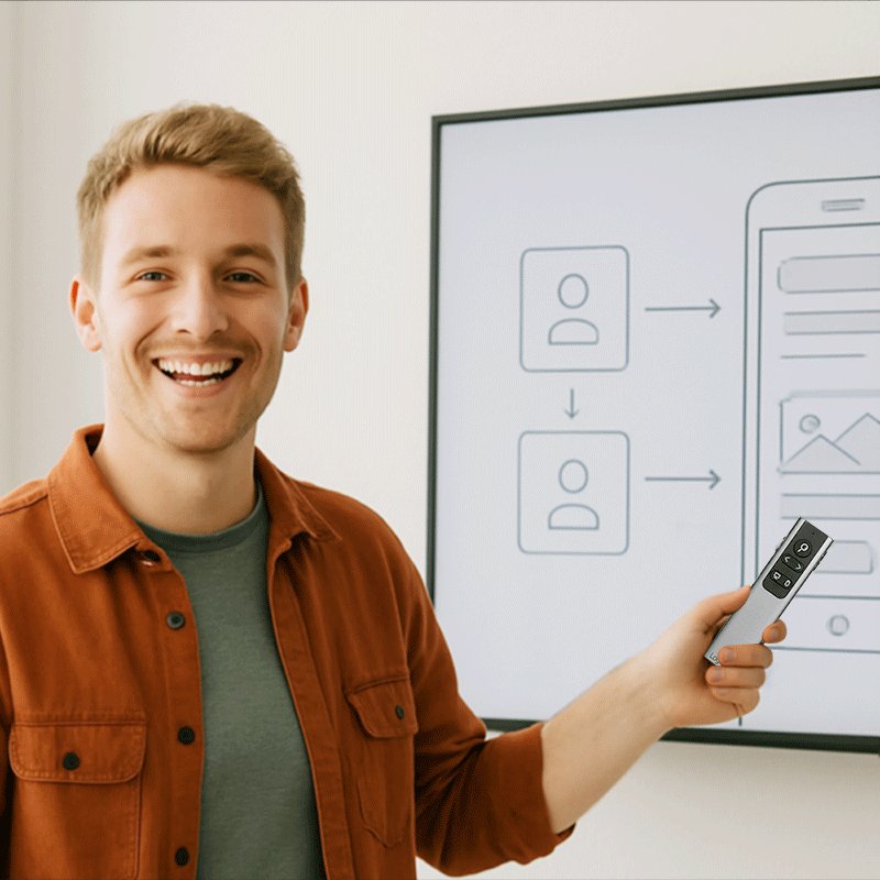 LogiLink Draadloze Presenter met Laserpointer, 2,4 GHz