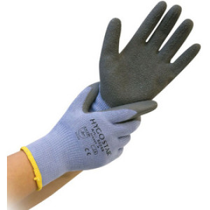 HYGOSTAR Koudebeschermingshandschoen Thermo Grip, maat L, paars/grijs