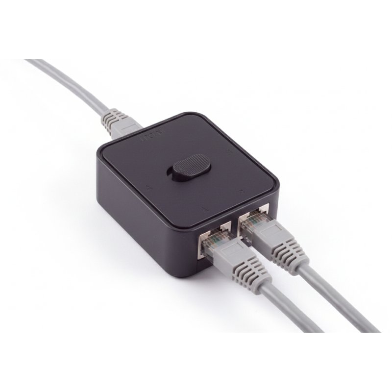 shiverpeaks Handmatige Netwerk Switch, 3-poorts, zwart