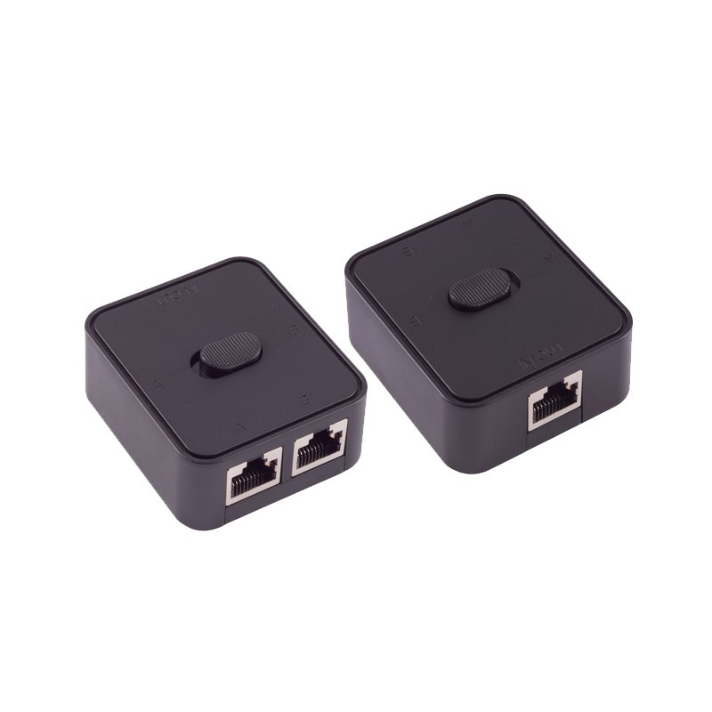 shiverpeaks Handmatige Netwerk Switch, 3-poorts, zwart