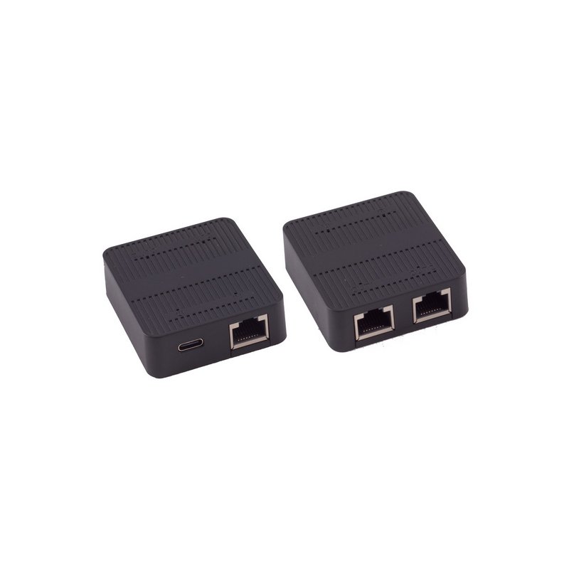 shiverpeaks Netwerk-switch, 3-poorts, 1x2, zwart