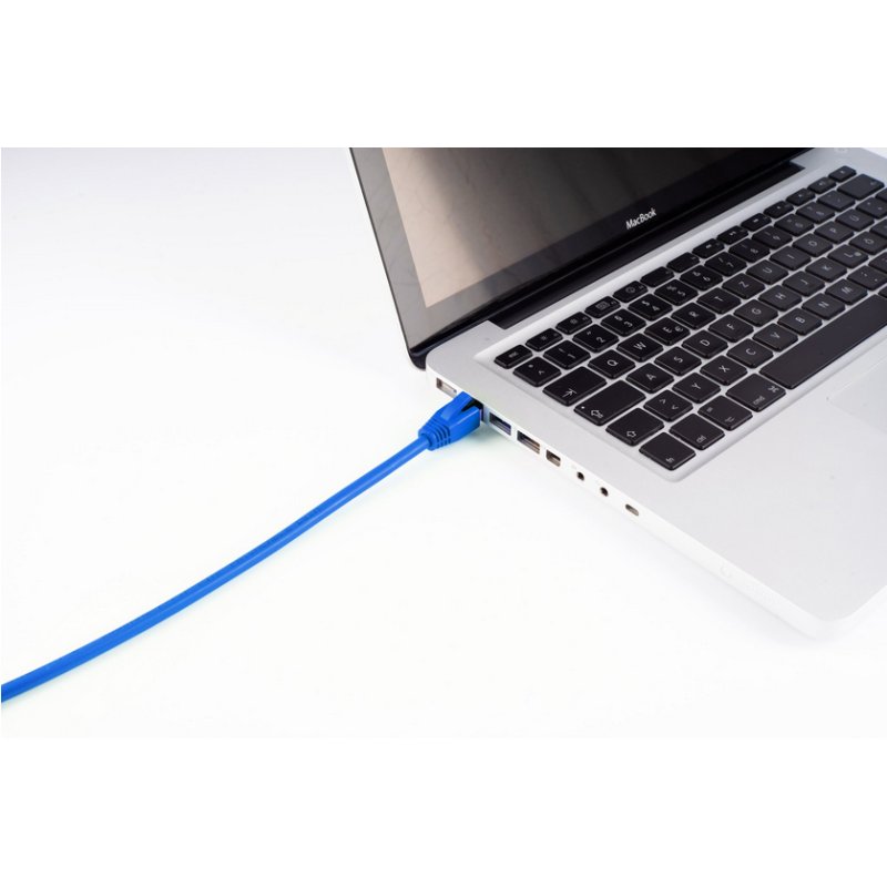 shiverpeaks Patchkabel Cat. 8.1, F/FTP, 0,25 m, blauw