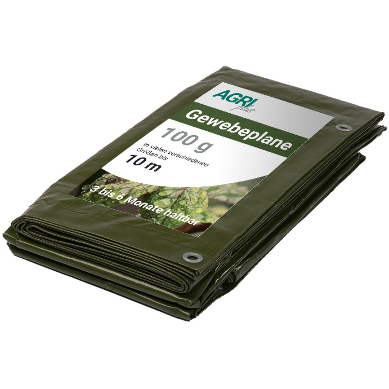 AGRIplus wevingszeil met ogen, 5 x 8 m, groen