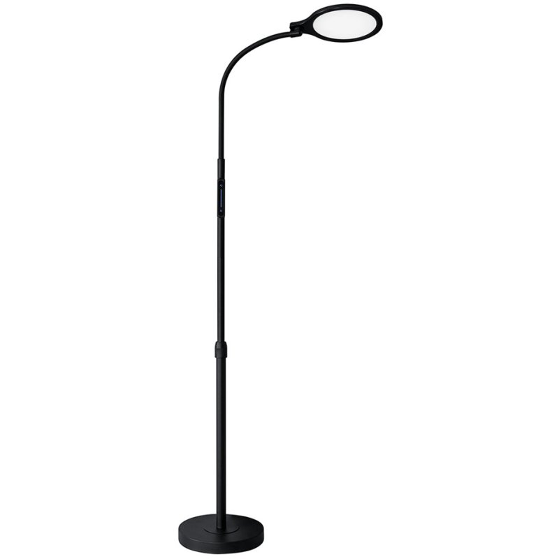 Hansa LED-vloerlamp/-leeslamp ATRIA, mat zwart
