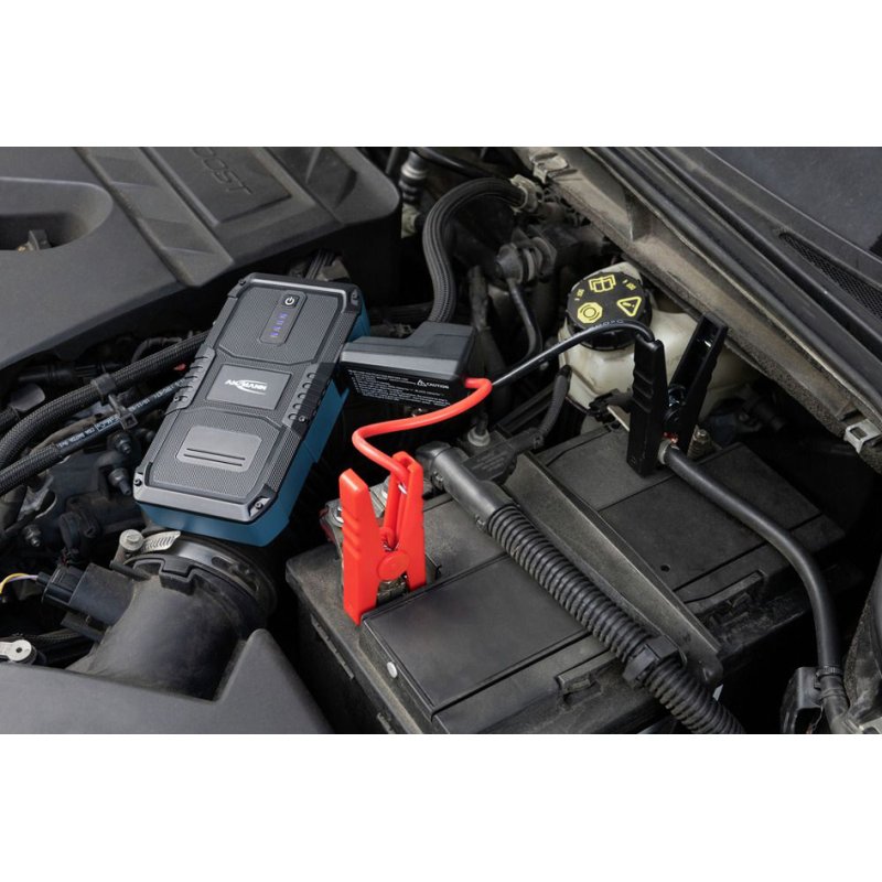 ANSMANN Jumpstarter 10.0 met powerbank en zaklamp, zwart/blauw