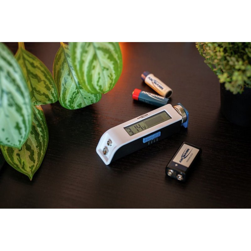 ANSMANN Batterij Tester Comfort Check met LCD-Display