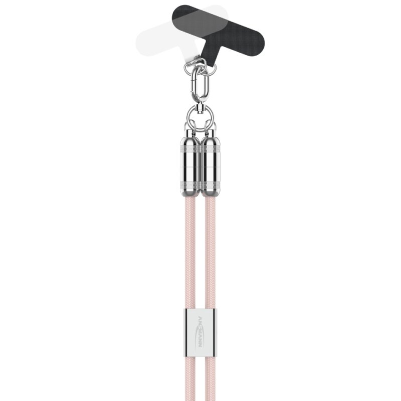 ANSMANN Smartphone Lanyard Kabel USB-C naar USB-C blauw