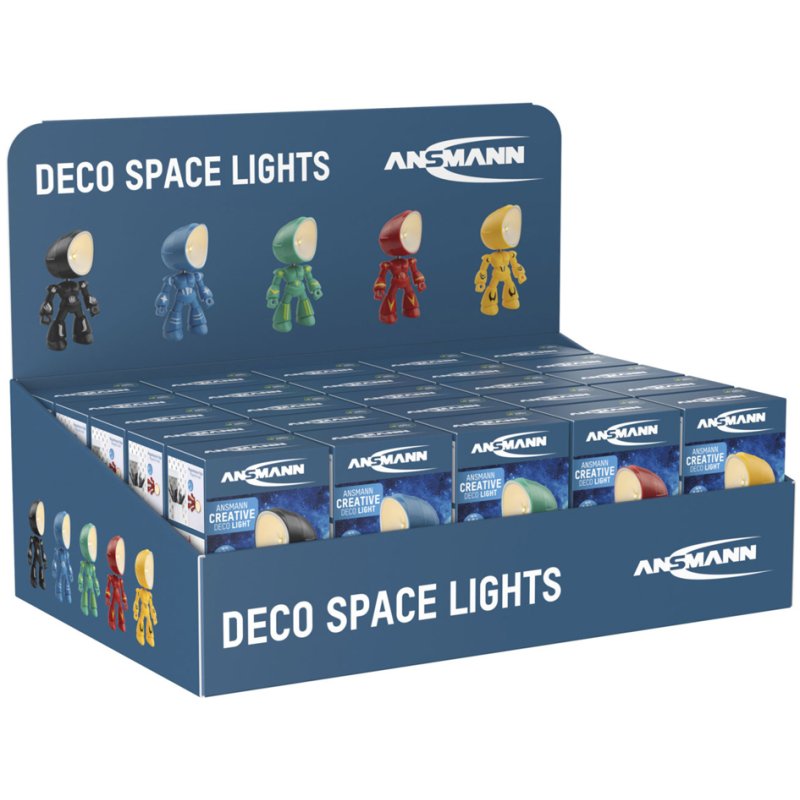 ANSMANN LED-decoratielamp DECO SPACE LIGHT, display met 25 stuks