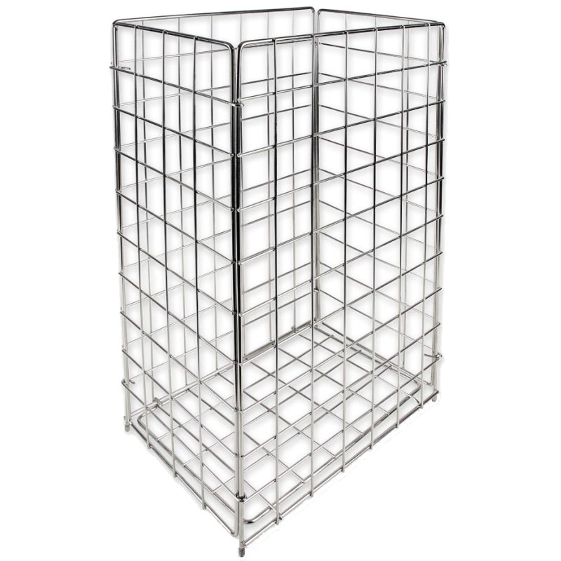 Afvalbak - Draadgestell - Edelstaal - 60 Liter