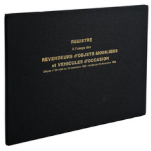 EXACOMPTA register voor meubilair en voertuigen, tweedehands, 41891D