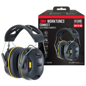 3M WorkTunes Connect gehoorbescherming, Bluetooth, tot 33 dB reductie