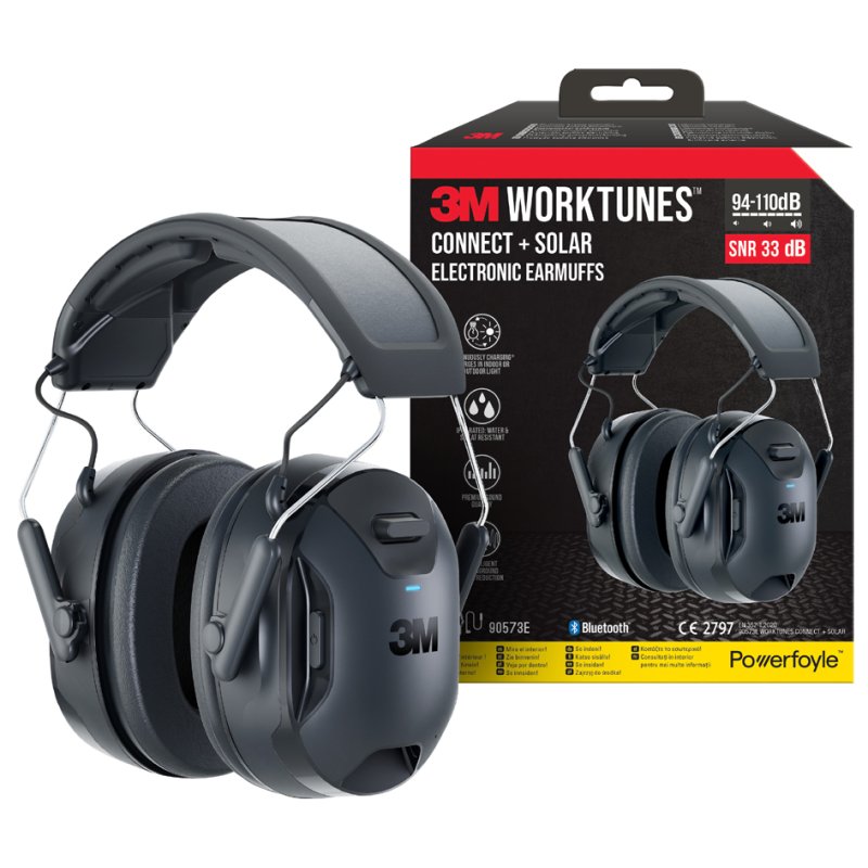 3M WorkTunes Connect gehoorbescherming, Bluetooth, 33 dB geluidreductie
